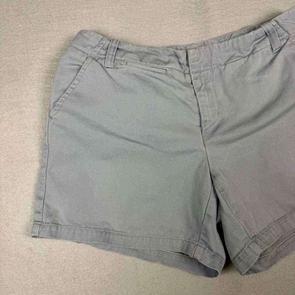 J.Crew Women’s Gray Chino Shorts Size 2 Mid Rise